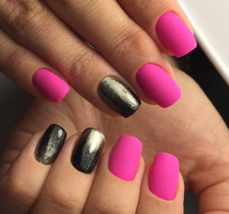 Manucure rose - photos et idées