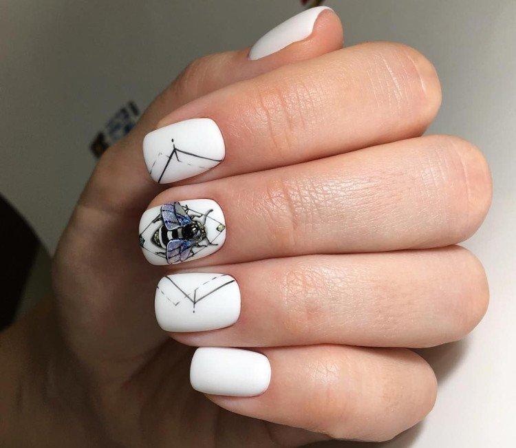 Manucure blanche - photos et idées