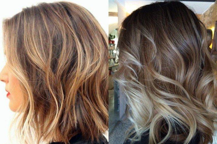 Shatush pour cheveux mi-longs