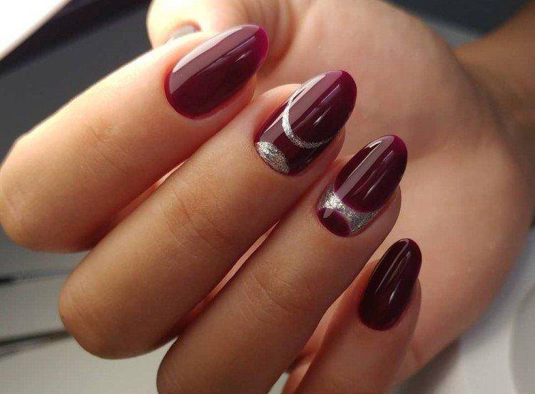 Manucure bourguignonne - photos et idées