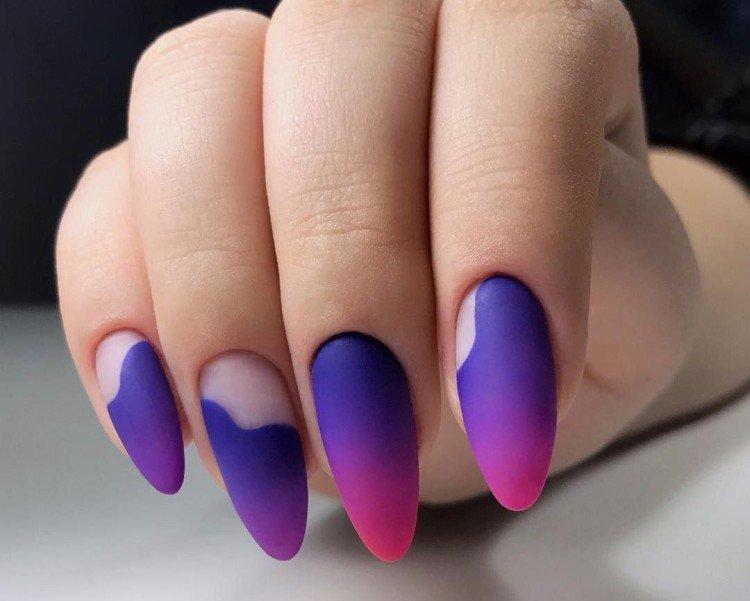 Manucure Dégradé Mat