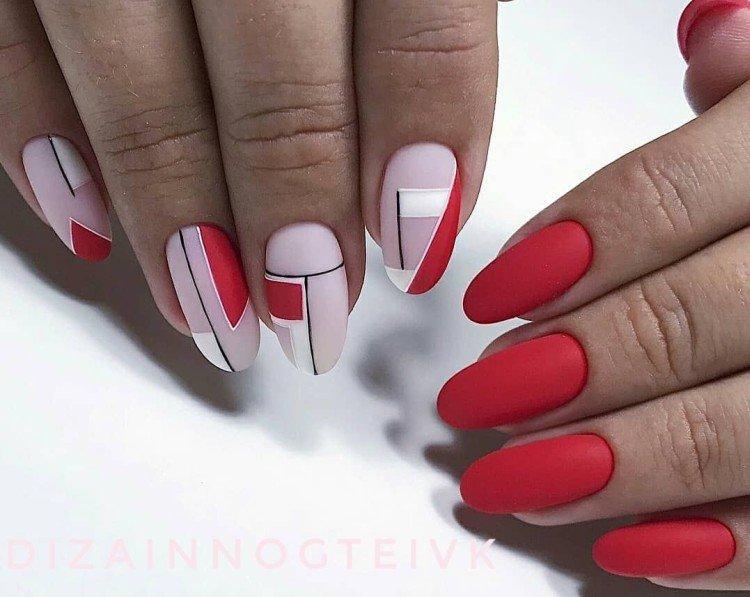 Manucure mate - photos et idées