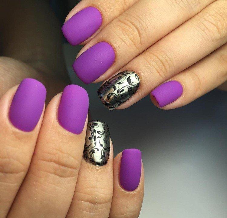 Manucure mate - photos et idées