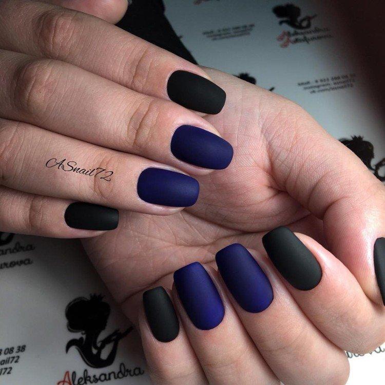 Manucure mate - photos et idées