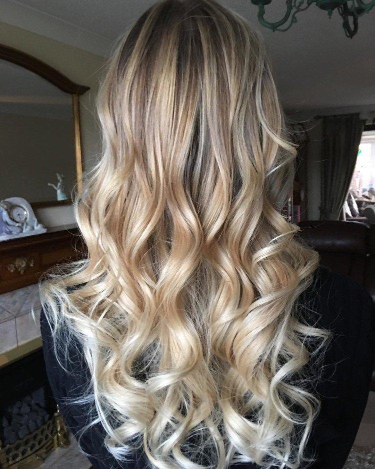 Balayage sur cheveux châtain clair - photos et idées