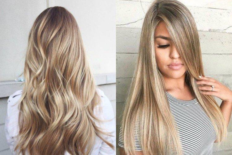Balayage naturel pour cheveux châtain clair