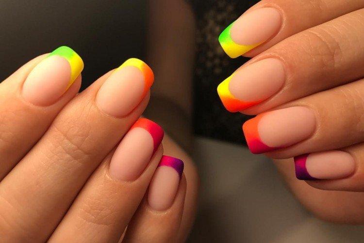 Français pour les ongles carrés