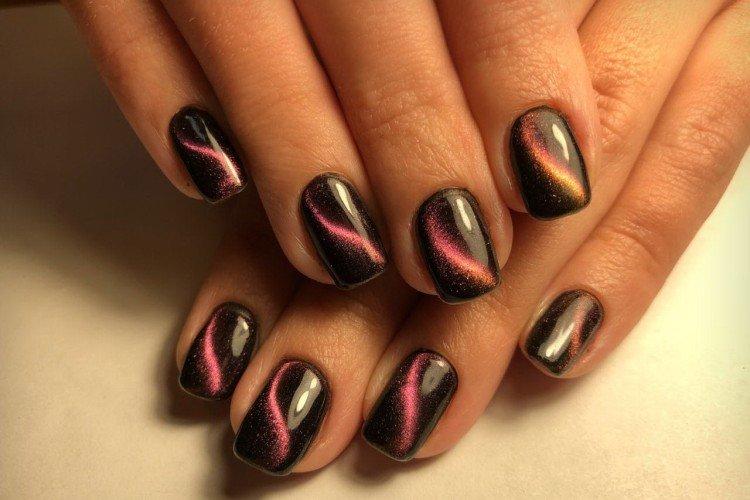 Manucure oeil de chat - photos et idées