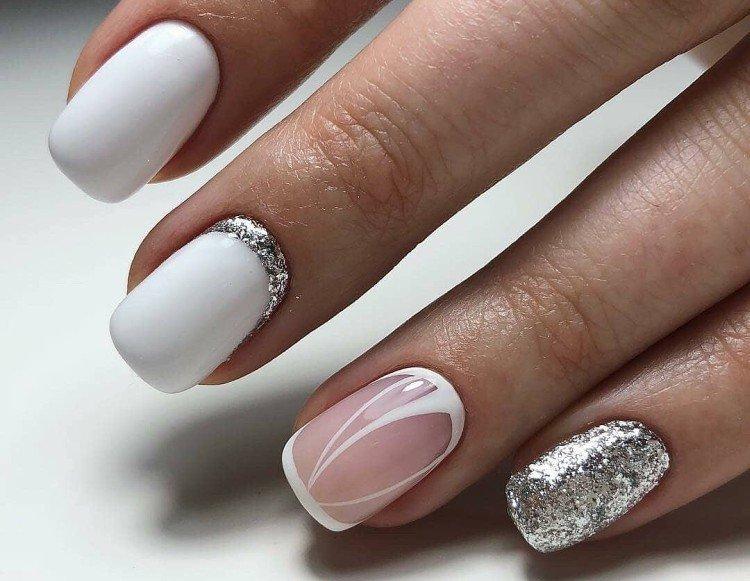 Manucure pailletée - photos et idées