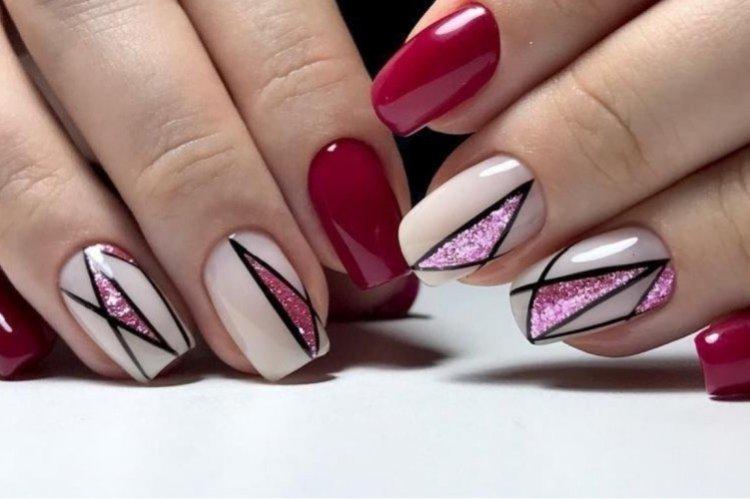 Nail art scintillant