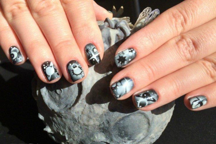 Ongles à l'aérographe