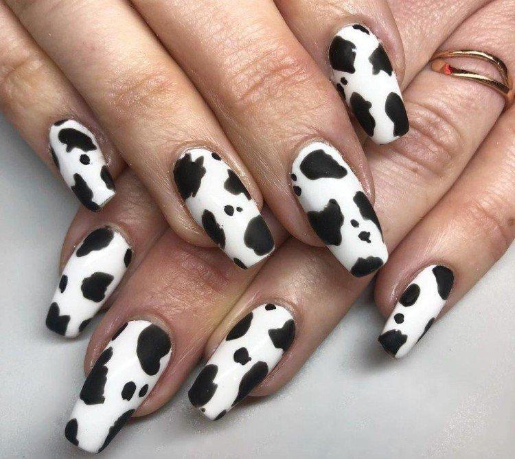 Dessins d'ongles à imprimé animal