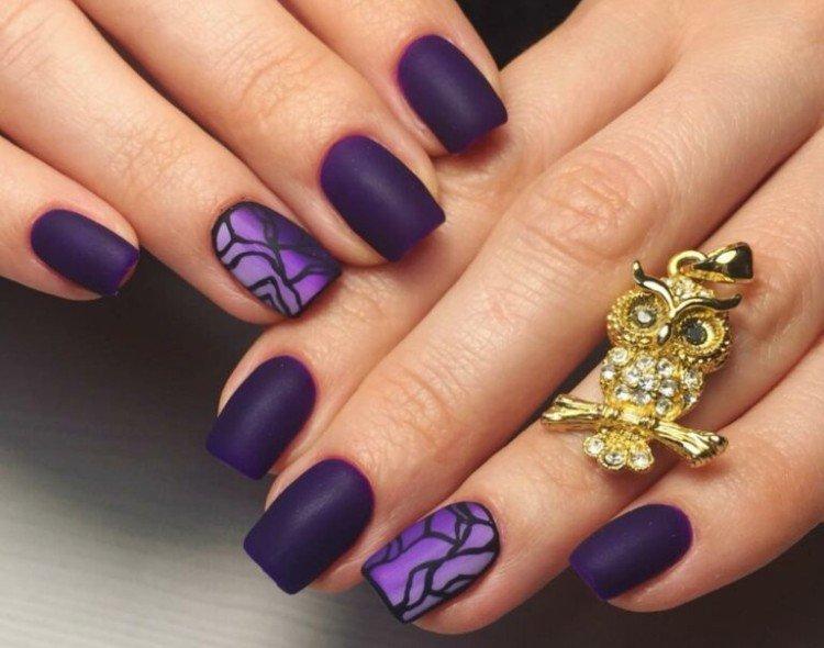 Conception d'ongles mats