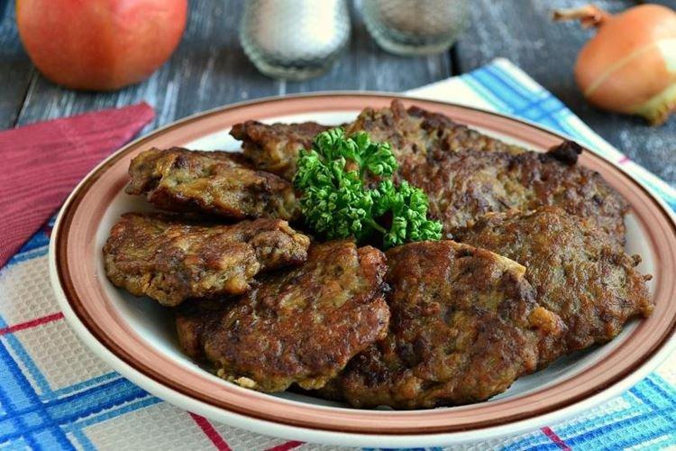 Escalopes de foie de poulet aux pommes