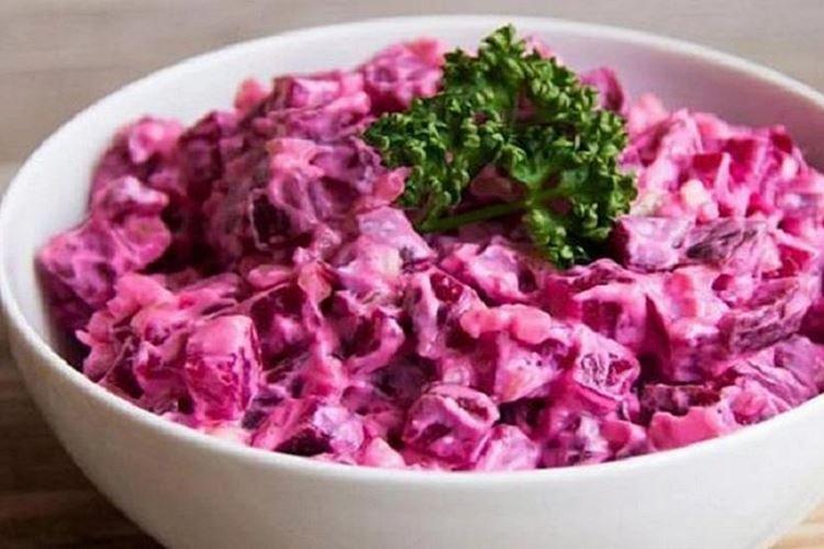 Salade de poulet, betteraves et feta