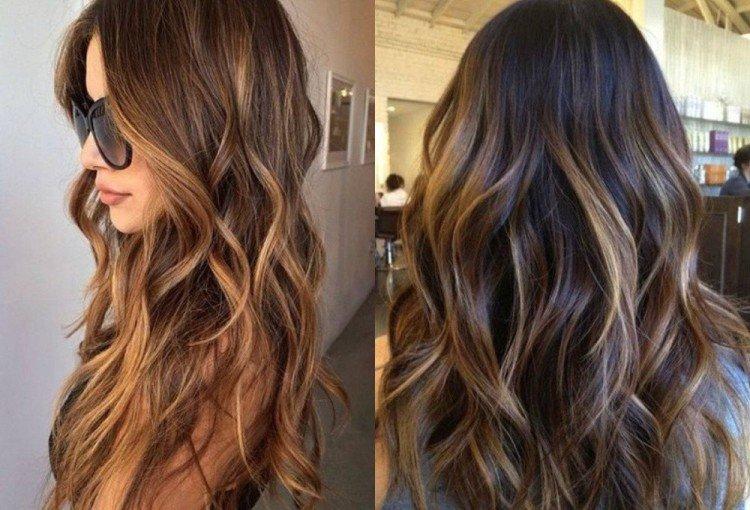 Balayage naturel pour cheveux foncés