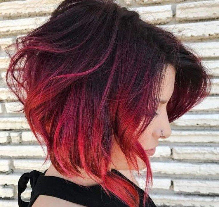 Balayage pour cheveux noirs - photos et idées