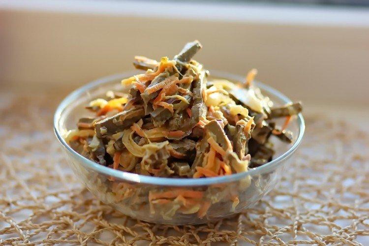 Salade de foie de porc et carottes