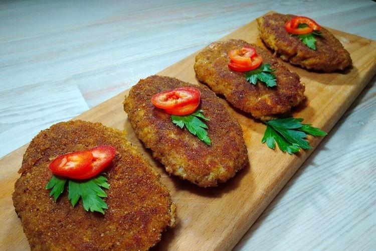 Escalopes de poisson hachées au sarrasin