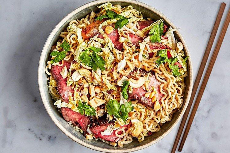 Salade Mivina et saucisses