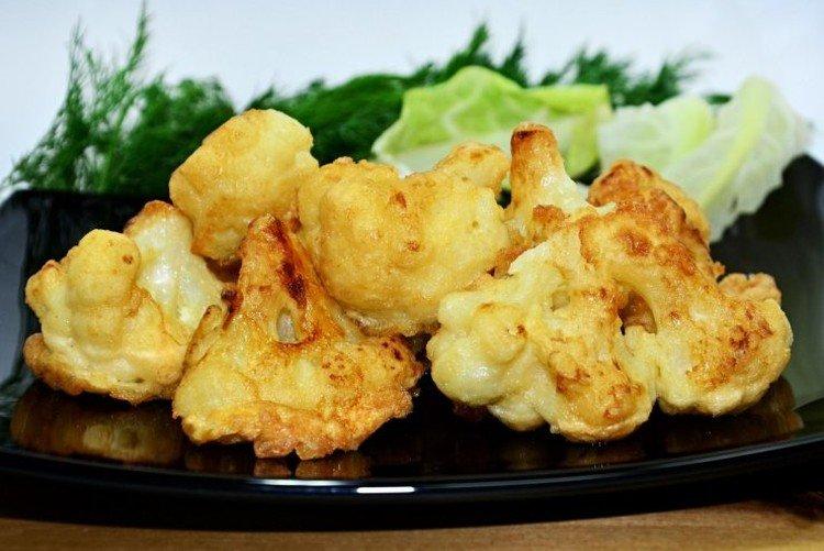 Chou-fleur en pâte fromage-moutarde