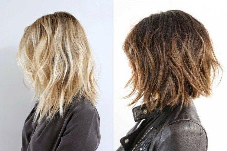 Style shaggy pour cheveux raides