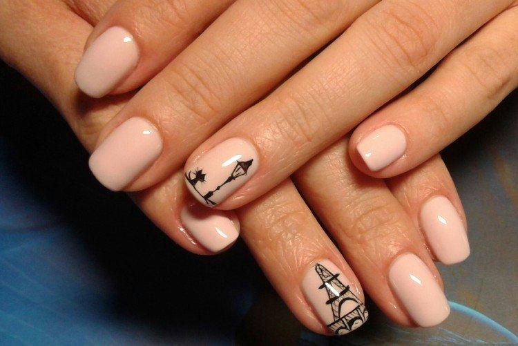 Dessins pour ongles courts