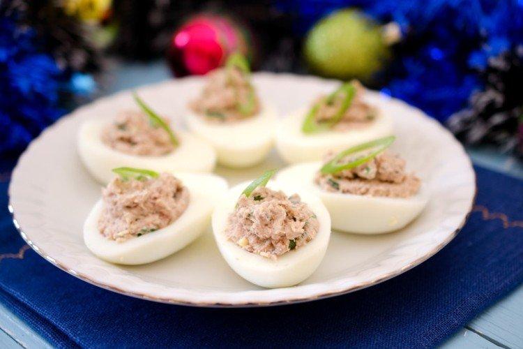 Oeufs farcis au thon