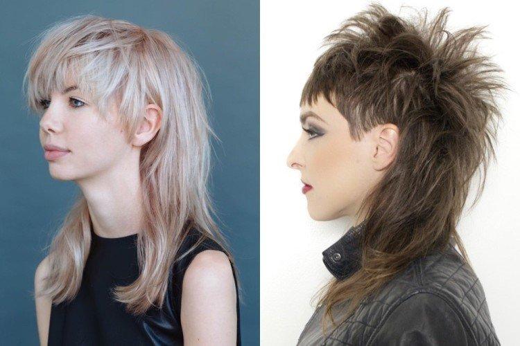 Gavroche sur cheveux lissés