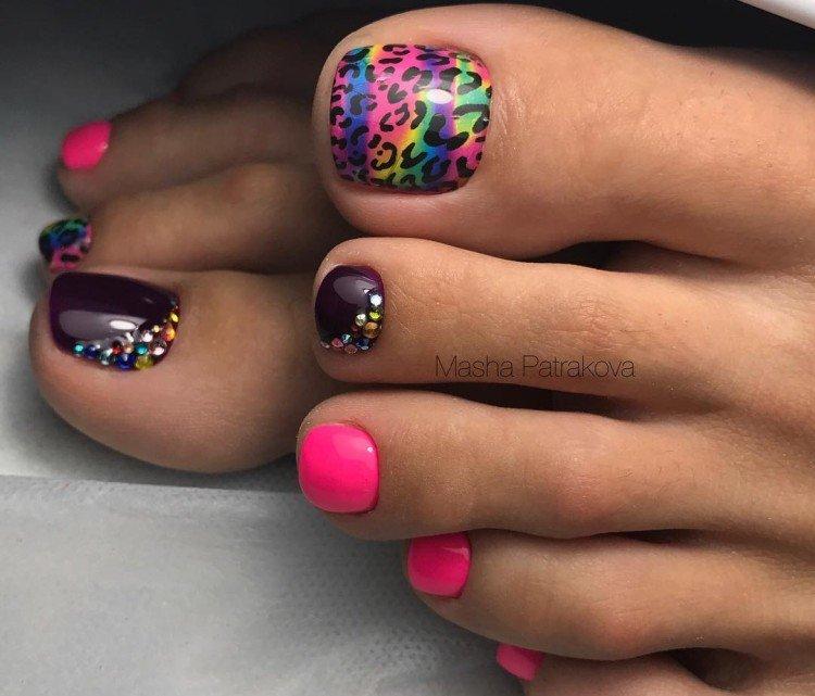 Imprimés animaliers en pédicure