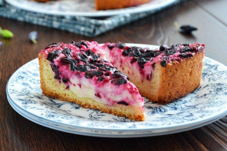 Shortcake au fromage cottage et aux baies