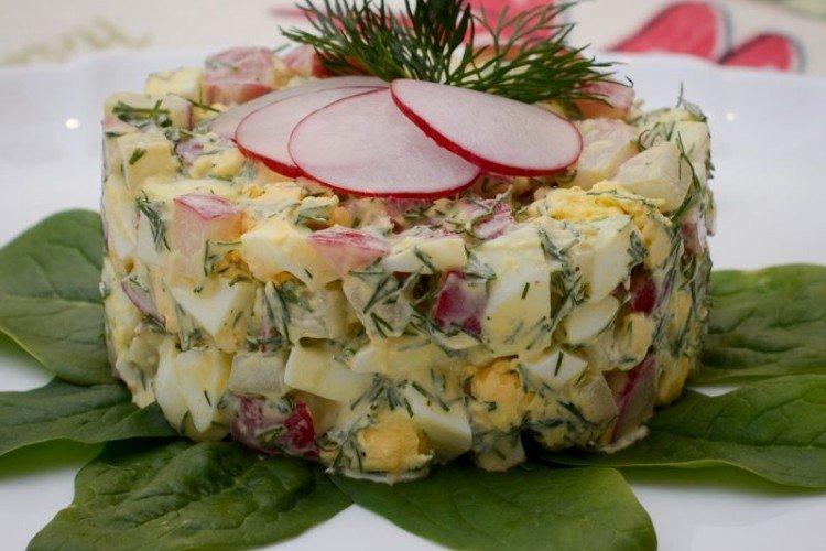 Olivier de légumes aux radis