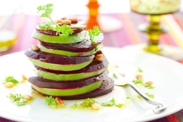 Millefeuille de légumes