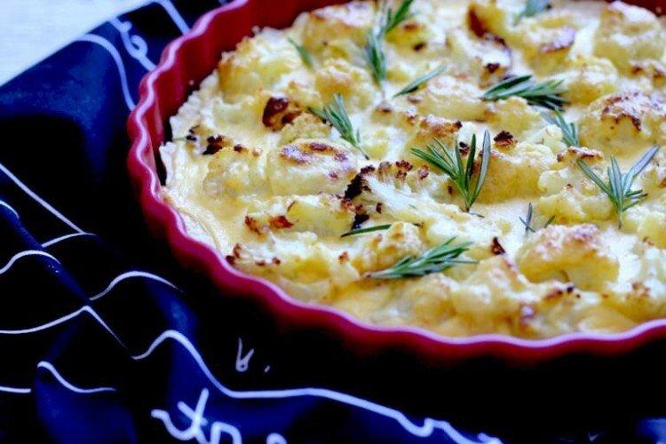 Tourte de poisson au chou-fleur