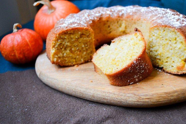 Gâteau au fromage cottage à la citrouille