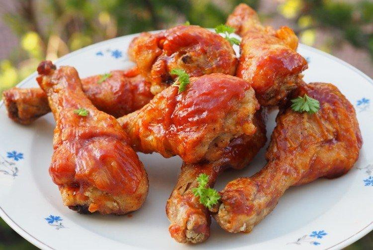 Cuisses de poulet au ketchup