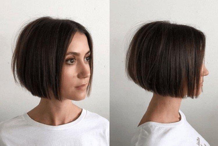 Bob sur cheveux raides