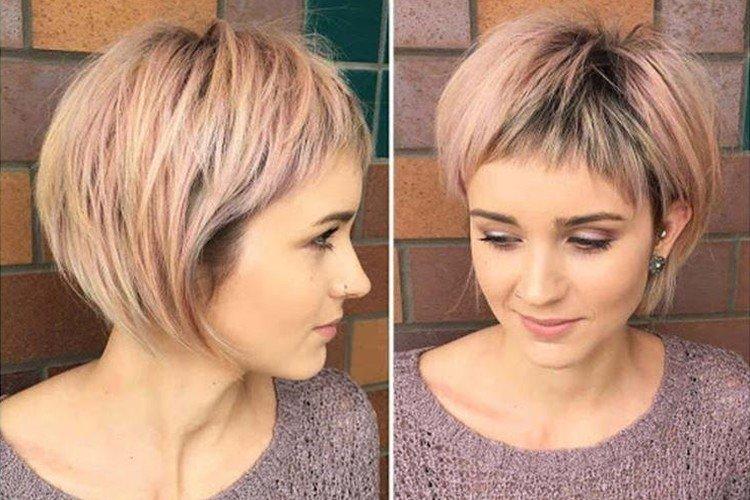 Bob avec une frange courte