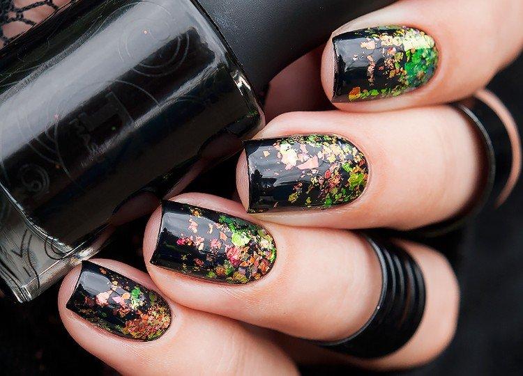 Manucure aux flocons