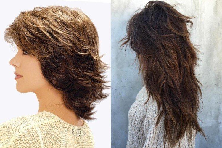 Coupe de cheveux en cascade - photos et idées
