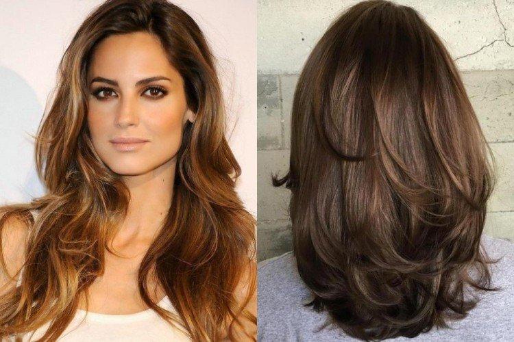 Cascade de cheveux longs