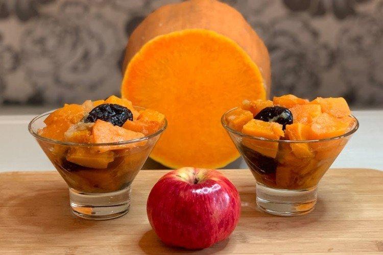 Pommes cuites au potiron