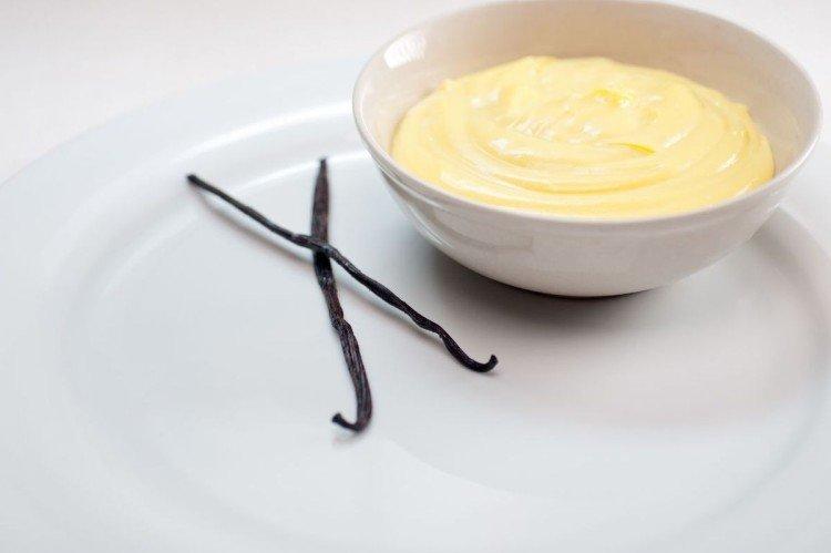 Crème pâtissière à la vanille