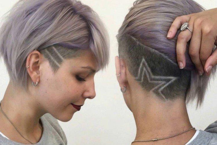 Coupes de cheveux avec des coupes bouclées