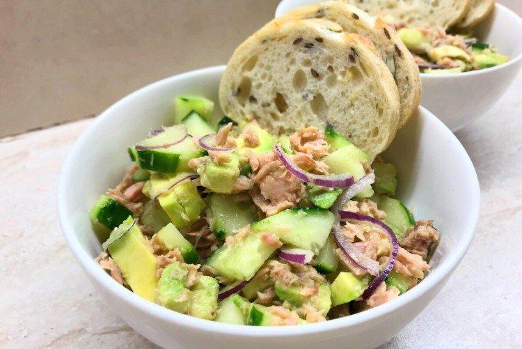 Salade de thon et avocat