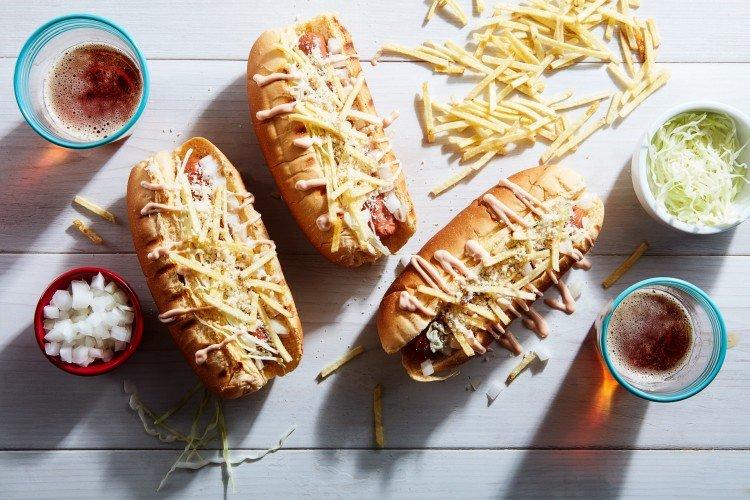 Hot dog aux pommes de terre