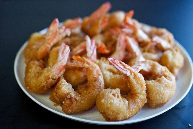 Crevettes en pâte protéinée