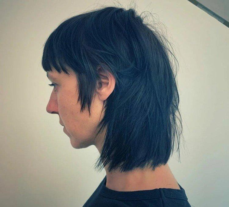 Maillet sur cheveux raides