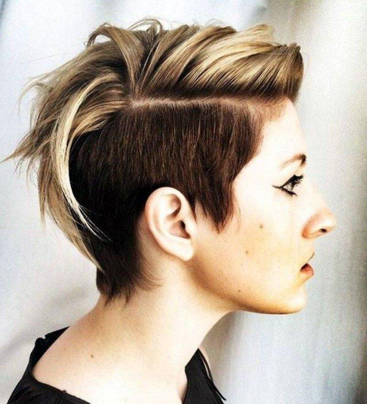 Garçon manqué avec séparation latérale