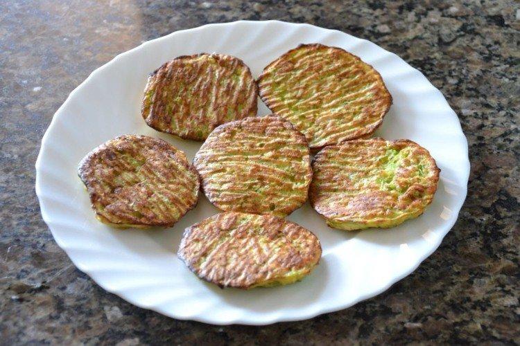 Crêpes de courgettes au four